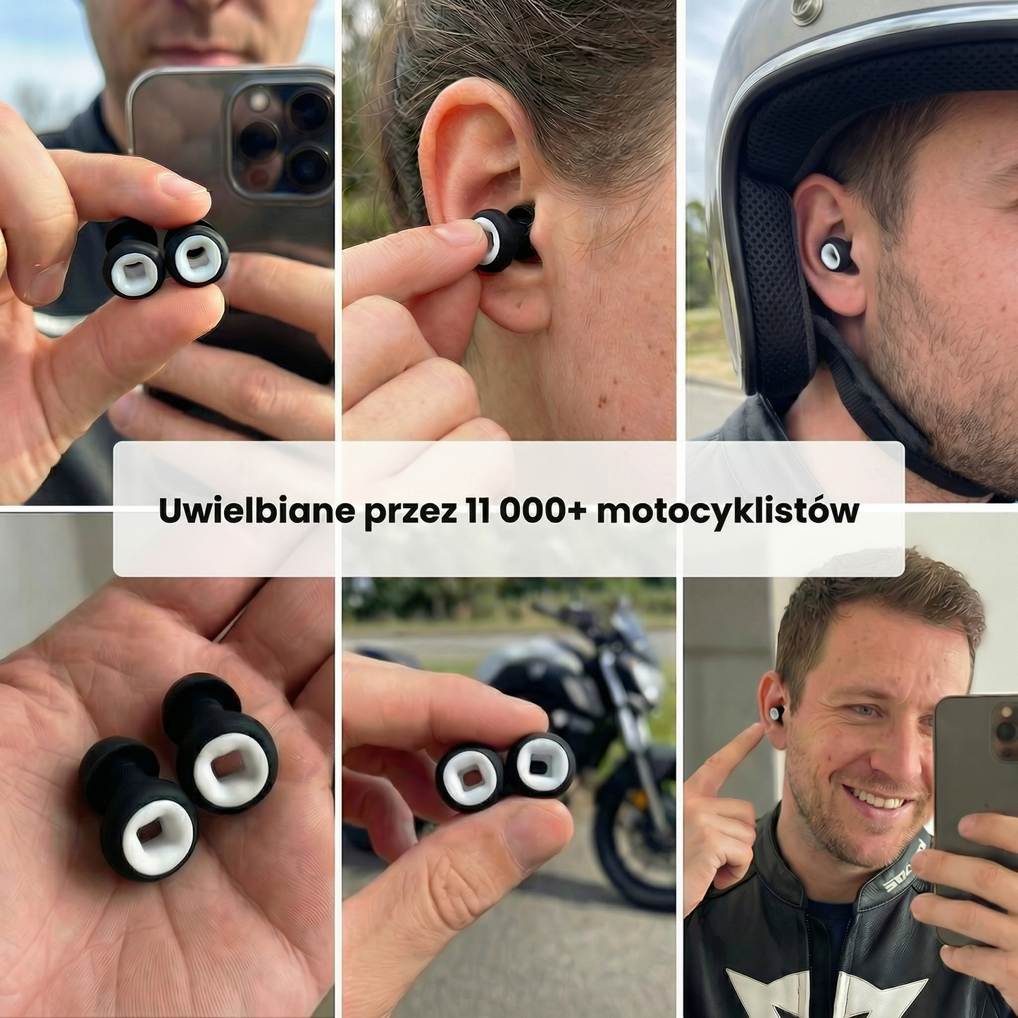 Zatyczki motocyklowe 27 dB